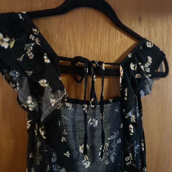 Black Floral Dress by Wild Fable - Picture 4 of 6